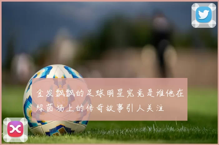 金发飘飘的足球明星究竟是谁他在绿茵场上的传奇故事引人关注