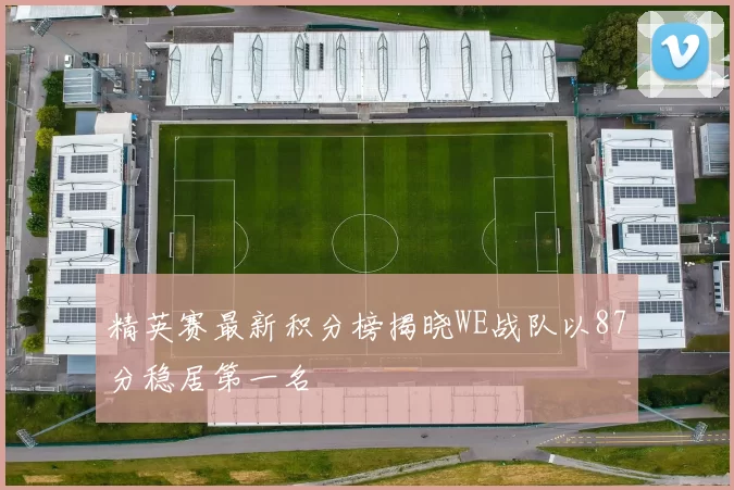 精英赛最新积分榜揭晓WE战队以87分稳居第一名