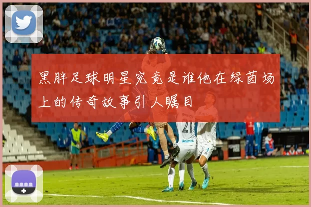 黑胖足球明星究竟是谁他在绿茵场上的传奇故事引人瞩目